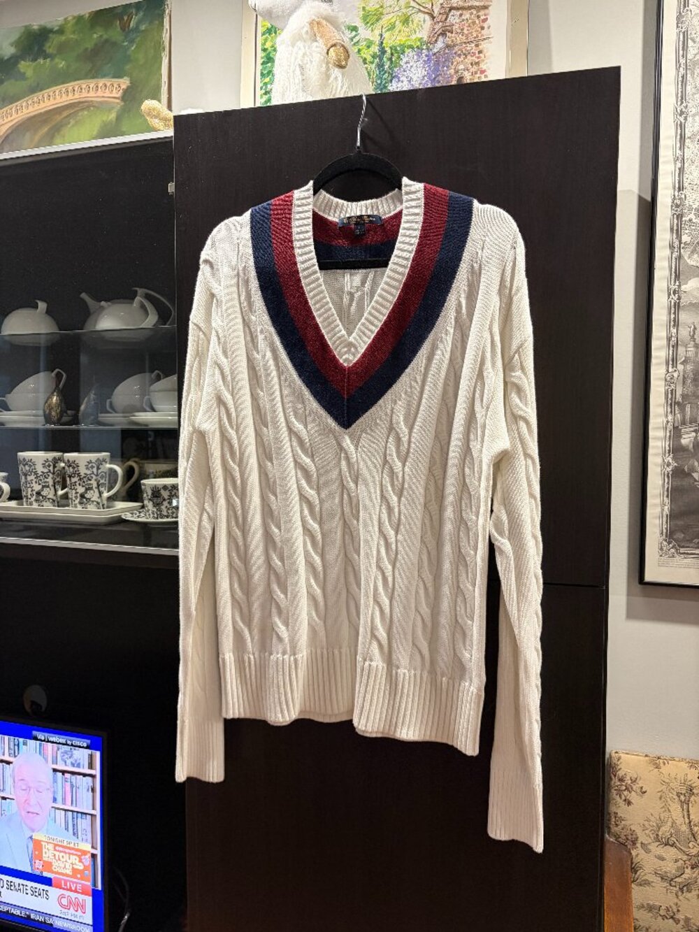 BROOKS BROTHERS TENNIS SWEATER